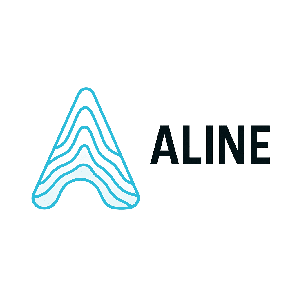 Logo de instituição financeira e serviços bancários