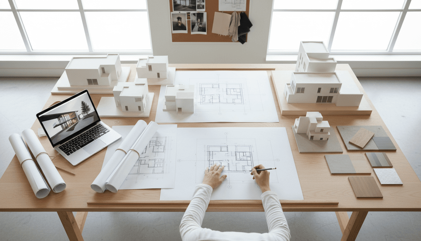 Whiteboard with a customized solution architecture for a client